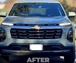 Chevrolet after repair, gloss finish